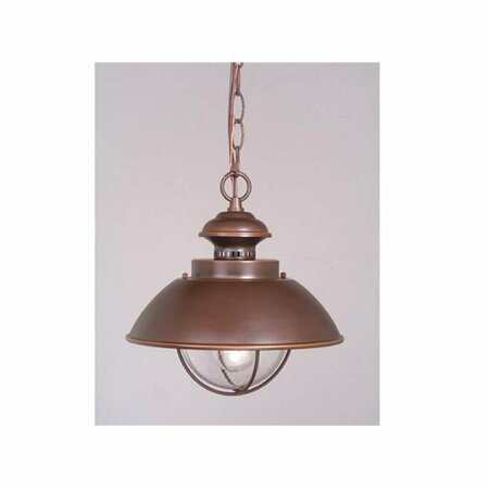 PERFECTTWINKLE Harwich 10 in. Outdoor Pendant - Burnished Bronze PE3257418